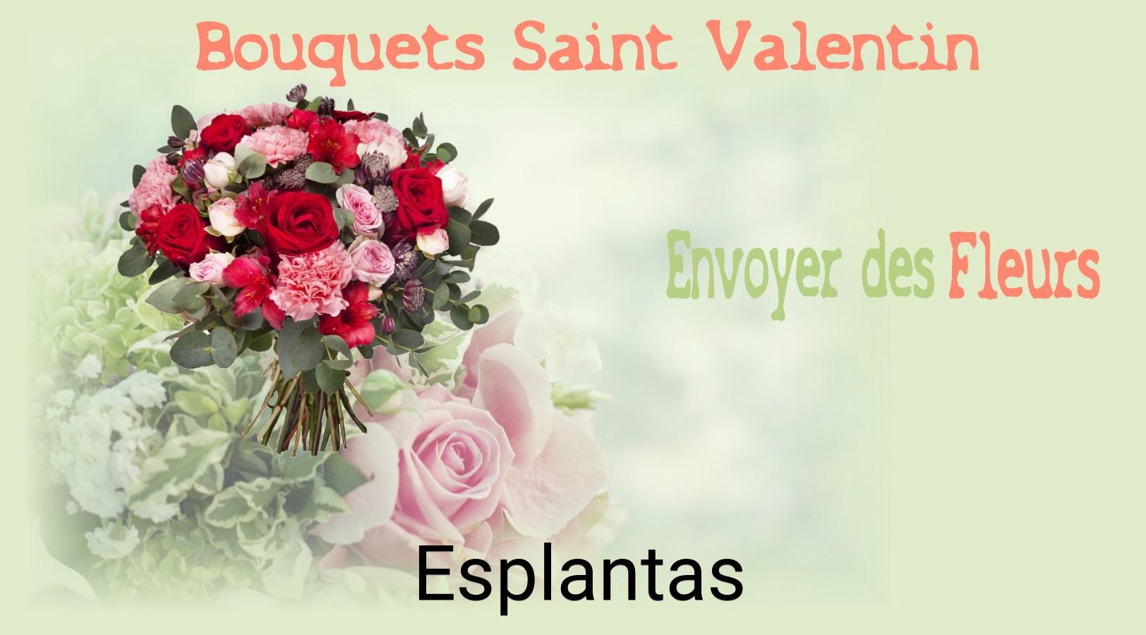 Roses de Saint-Valentin livrées à Esplantas